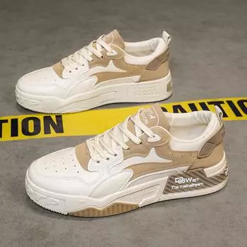 Мужская обувь 2025 года, новые летние дышащие черно-белые туфли с пандой для доски, мужская повседневная спортивная обувь с толстой подошвой, нескользящая сетчатая модная обувь 39