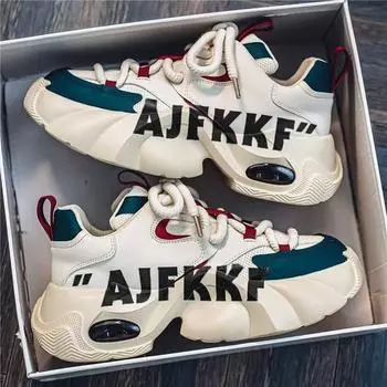 Мужская обувь 2025 года, весна и осень, новая молодежная обувь, мужская обувь высокого класса с воздушной подушкой, увеличивающая рост, повседневная спортивная обувь для пап 39