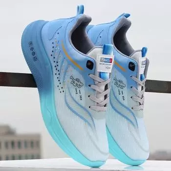 Мужская обувь 2025 года, весна-лето, новые сетчатые кроссовки с легкой подошвой, дышащие кроссовки для бега с мягкой подошвой, универсальная повседневная обувь, дорожная обувь 38