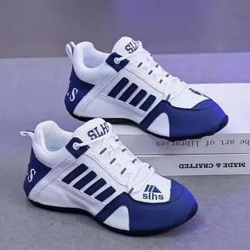 Мужская обувь 2025 года, весна, новая модная обувь для пап, летающая, тканая, дышащая, повседневная, на платформе, для мужчин и женщин, одинаковая спортивная обувь 36