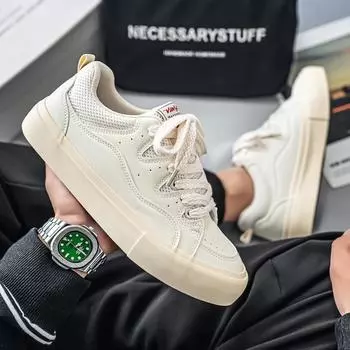 Мужская обувь 2025 года, весна, новинка, повседневная, удобная, нескользящая, износостойкая, универсальная, для пожилых людей, для отдыха, спорта, простая ветровая обувь 39