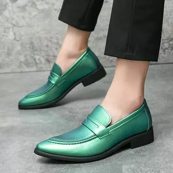 Мужская обувь 47 большого размера, новые деловые кожаные туфли, модные мужские повседневные кожаные туфли, трендовые туфли в британском стиле 38