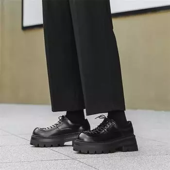 Мужская обувь Annual Ins Fashion Casual Shoes Мужская обувь на платформе с внутренней стороны, увеличивающая рост, из кожи 24312-J 39 белый