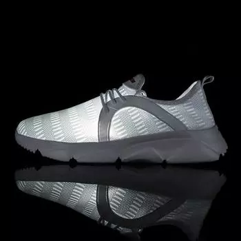 Мужская обувь больших размеров, модная летняя дышащая сетчатая мужская обувь с сетчатой подошвой для бега 39 белый