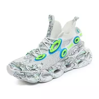 Мужская обувь больших размеров, высококачественные камуфляжные кроссовки Flying Woven Blade, мужская мода, повседневные кроссовки, модная обувь 39