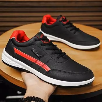 Мужская обувь большого размера 2025 года, универсальная повседневная спортивная обувь для активного отдыха, кроссовки для школьников средних классов, мужские кроссовки для катания на доске для подростков 39 белый