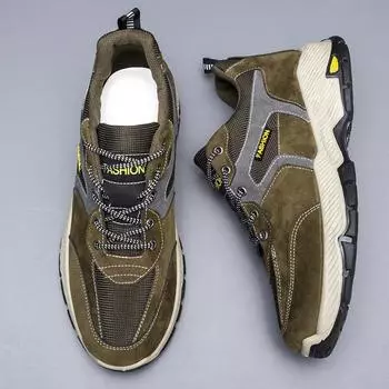 Мужская обувь большого размера для походов на открытом воздухе, нескользящая рабочая обувь, рабочая страховая обувь, универсальная, легкая, удобная спортивная обувь для бега 39 чёрный