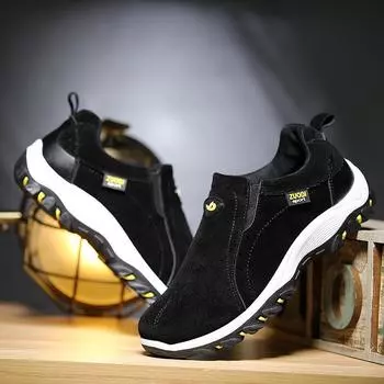 Мужская обувь большого размера. Нескользящая износостойкая обувь для скалолазания. Уличная обувь с низким верхом. Дышащая обувь для скалолазания. Повседневная спортивная обувь без шнуровки. 36 синий