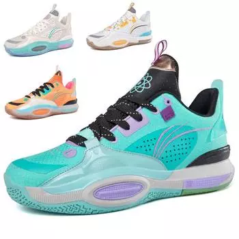 Мужская обувь Детская обувь Баскетбольная обувь Повседневная дышащая обувь Кроссовки для мальчиков и девочек 36