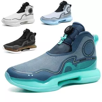 Мужская обувь Детская обувь Баскетбольная обувь Повседневная дышащая обувь Кроссовки для мальчиков и девочек 36