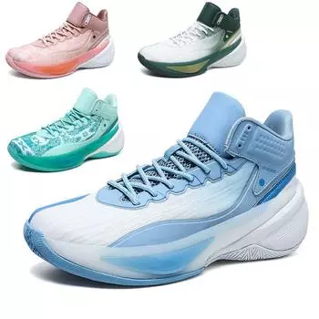 Мужская обувь Детская обувь Баскетбольная обувь Повседневная дышащая обувь Кроссовки для мальчиков и девочек 36