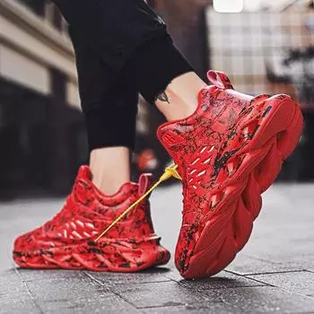 Мужская обувь для бега Blade, мужские повседневные мужские кроссовки, мужская обувь, кроссовки, обувь Runnibg, большие размеры 46 45 белый