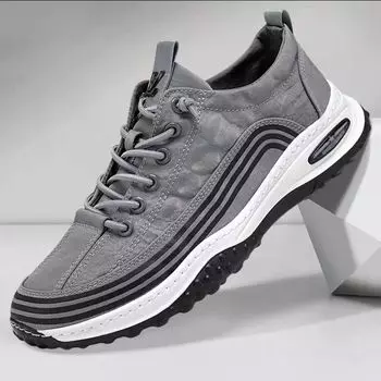 Мужская обувь для бега, противоскользящая обувь для поп-музыки, мужская кожаная обувь 39 чёрный