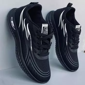 Мужская обувь для бега, школы, весна, повседневные спортивные дышащие нескользящие кроссовки для баскетбола 44