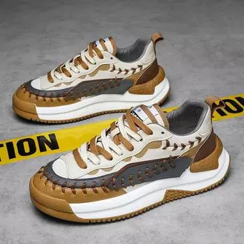 Мужская обувь для досок, осенне-зимняя модная универсальная спортивная обувь в стиле ретро на толстой подошве, повседневная обувь для отдыха на природе, альпинизма 20 39 хаки