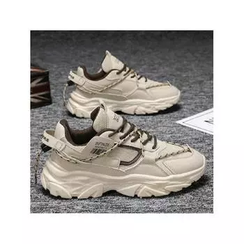 Мужская обувь для отдыха на открытом воздухе, летняя дышащая спортивная обувь, модная мужская обувь 39 бежевый