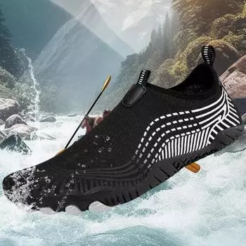 Мужская обувь для плавания, женские носки для дайвинга, обувь для плавания босиком в воде, пляжные кроссовки для ходьбы по течению, спортивные кроссовки для фитнеса, йоги, серфинга 36 чёрный