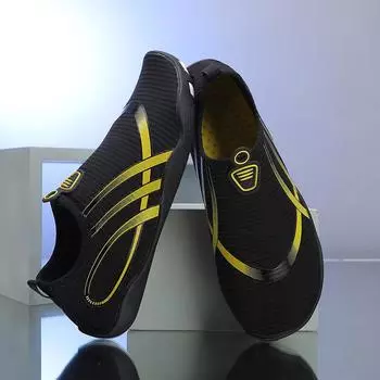 Мужская обувь для плавания, женские носки для дайвинга, обувь для плавания босиком в воде, пляжные кроссовки для ходьбы по течению, спортивные кроссовки для фитнеса, йоги, серфинга 35 чёрный