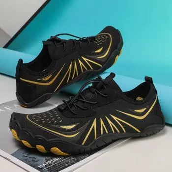 Мужская обувь для плавания, женские носки для дайвинга, обувь для плавания босиком в воде, пляжные кроссовки для ходьбы по течению, спортивные кроссовки для фитнеса, йоги, серфинга 36 чёрный