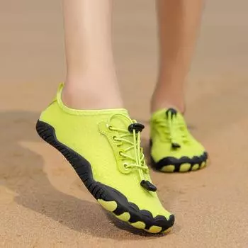 Мужская обувь для пляжа босиком Женская обувь для водных видов спорта Обувь для мальчиков и девочек Обувь для плавания в воде Обувь для парной йоги и фитнеса Большие размеры EU: 39 чёрный