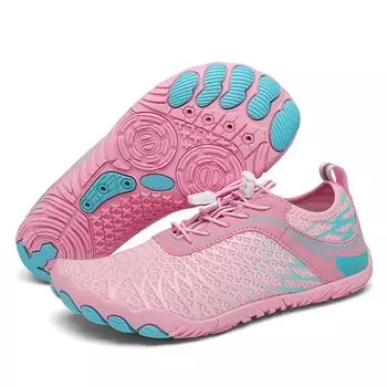 Мужская обувь для пляжа босиком Женская обувь для водных видов спорта Обувь для плавания в воде Обувь для пар Йога Фитнес Обувь большого размера EU: 39 чёрный