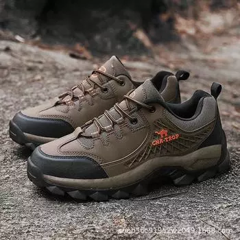 Мужская обувь для походов на открытом воздухе: Износостойкая, нескользящая, повседневная и рабочая обувь с мягкой подошвой. 41 чёрный