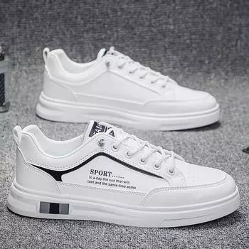 Мужская обувь для поваров 2024: Стильные повседневные туфли из нескользящей кожи с защитой труда 39 белый