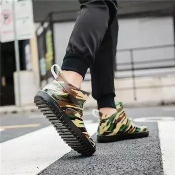 Мужская обувь для поваров, ПВХ, водонепроницаемая, для готовки, низкие, короткие, мужские резиновые сапоги, до щиколотки, с низким каблуком, без шнуровки, нескользящие, для взрослых, с широкими носками 36