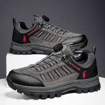 Мужская обувь для скалолазания, противоскользящие кроссовки с пряжкой для мужчин, повседневная походная обувь на открытом воздухе 39 коричневый