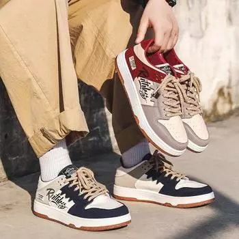 Мужская обувь для скейтбординга, удобные и носибельные студенческие кроссовки, мужская нескользящая повседневная обувь с низким верхом, мужские мокасины 39 синий