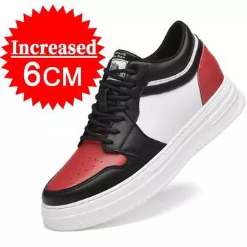 Мужская обувь для увеличения роста, кроссовки для мужчин, спортивная повседневная обувь 6 см, невидимая внутренняя обувь для мужчин, увеличивающая рост 8 см 36