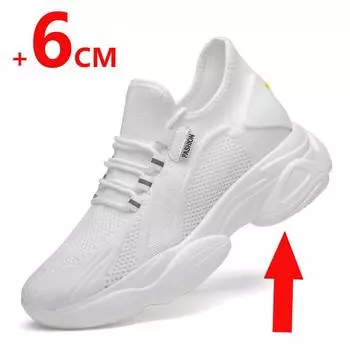Мужская обувь для увеличения роста Кроссовки из сетки Увеличивающая обувь Обувь для увеличения роста Мужская повседневная обувь для увеличения роста Обувь для увеличения роста 35