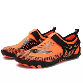 Мужская обувь для воды, быстросохнущая пляжная обувь для серфинга, пляжная спортивная обувь для босиком, быстросохнущая пляжная обувь для серфинга для женщин и мужчин 45 жёлтый