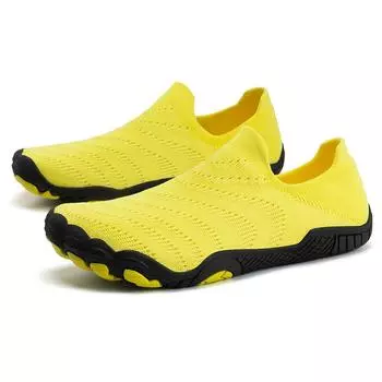 Мужская обувь для воды. Дышащая легкая обувь для водного спорта. Женская эластичная нескользящая пляжная обувь для прогулок. Быстросохнущая обувь унисекс для серфинга. EU:39 чёрный