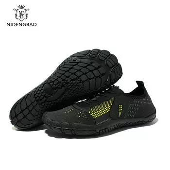 Мужская обувь для воды, дышащая обувь Aqua, мужские модные быстросохнущие пляжные кроссовки, обувь для плавания в тренажерном зале, нескользящая уличная обувь 8.5