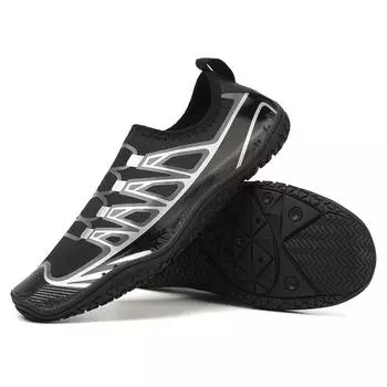 Мужская обувь для воды, женские кроссовки для воды, легкие быстросохнущие уличные забродные туфли для взрослых, слипоны для дайвинга, плавания, серфинга EU:36 розовый