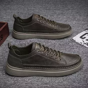 Мужская обувь, дышащая, деловая, повседневная, черная, кожаная обувь, спортивная, для серфинга, рабочая, модная обувь 39