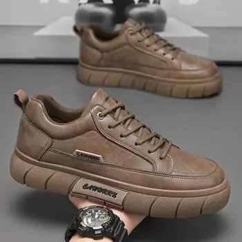 Мужская обувь, дышащая, водонепроницаемая и нескользящая обувь, мужская модная черная кожаная обувь, повседневная спортивная обувь для сноуборда, мужская обувь 39