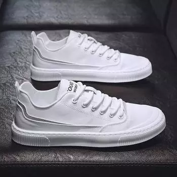 Мужская обувь, дышащие белые мужские кроссовки, модные, на шнуровке, легкие, черные, для ходьбы, большие размеры, мужские теннисные туфли Zapatillas Hombre 6.5