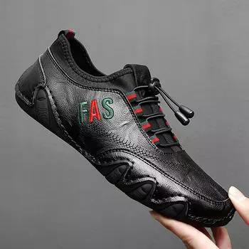 Мужская обувь Дышащие мягкие лоферы Удобная обувь для вождения 41 коричневый