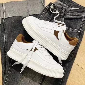 Мужская обувь Foot Code Small Белая повседневная обувь Модная универсальная обувь 39