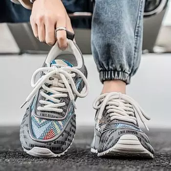 Мужская обувь Forrest Gump осень и зима 2024 года, новая молодежная спортивная и досуговая ниша, универсальная сумка, нескользящая, модная обувь для папы 39