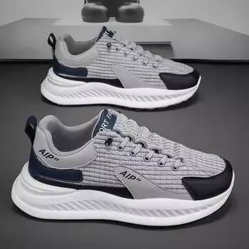 Мужская обувь Forrest Gump осень и зима 2024 года, новая молодежная универсальная студенческая нескользящая спортивная повседневная обувь для увеличения роста, модная обувь для пап 39