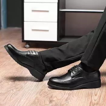 Мужская обувь из коровьей кожи, обувь для инструментов, школьная раздача, кожаная обувь, офисная одежда, весенняя и осенняя обувь из коровьей кожи первого слоя, охрана 38240