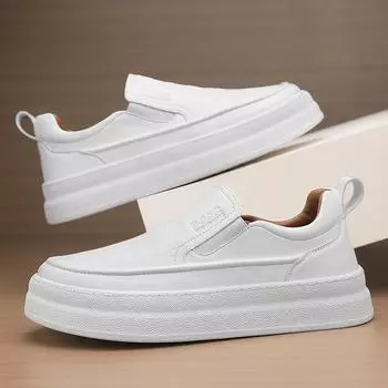 Мужская обувь из кожи, мужские кроссовки, обувь для мужчин, роскошные дизайнерские мокасины на платформе, мужская кожаная обувь 39