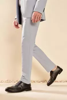 Мужская обувь из натуральной кожи Черная повседневная обувь