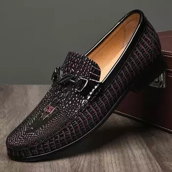 Мужская обувь из натуральной кожи, деловые туфли для офиса, свадебные туфли, туфли класса люкс, ленивые мокасины для вождения, мокасины 36