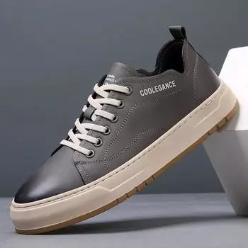 Мужская обувь из натуральной кожи на шнуровке, высококачественная модная мужская обувь-оксфорды для отдыха на природе, деловая повседневная обувь, мужские кроссовки 6.5