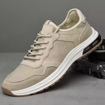 Мужская обувь из натуральной кожи, новые модные мужские кроссовки, удобная легкая повседневная обувь для прогулок на открытом воздухе, теннисные туфли для мужчин 38