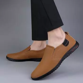 Мужская обувь из натуральной кожи, повседневные итальянские мокасины, деловые, люксовые, брендовые, формальные, мужские туфли-лодочки, мягкая подошва, обувь для вождения 37 чёрный